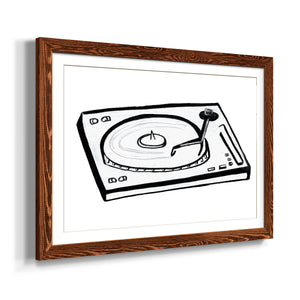 Vinyl Sketch-Premium Framed Print - Ready to Hang
