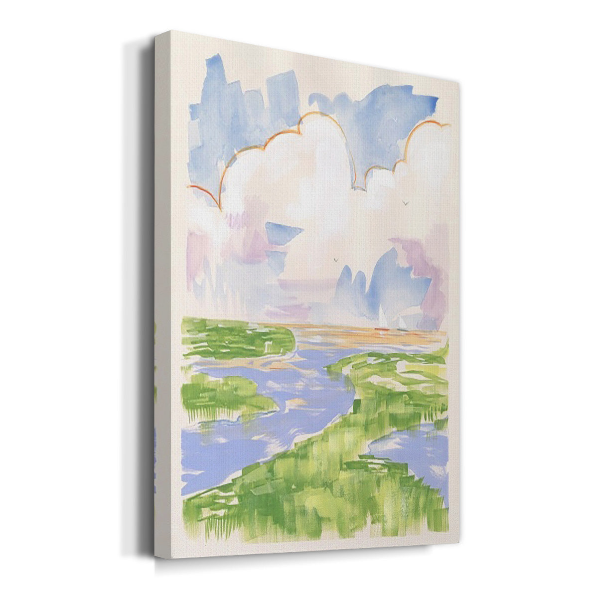 Low Country River Vista II Premium Gallery Wrapped Canvas - Ready to Hang