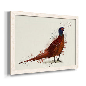 Pheasant Splash 4-Premium Framed Canvas - Ready to Hang