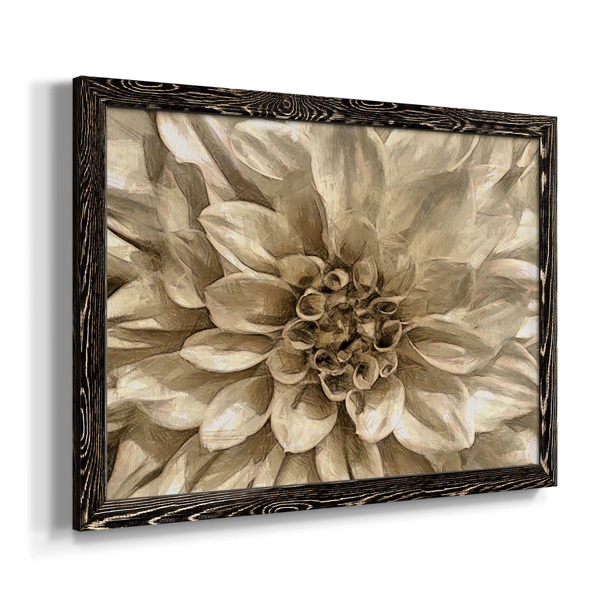 Neutral Wall Flower I-Premium Framed Canvas - Ready to Hang