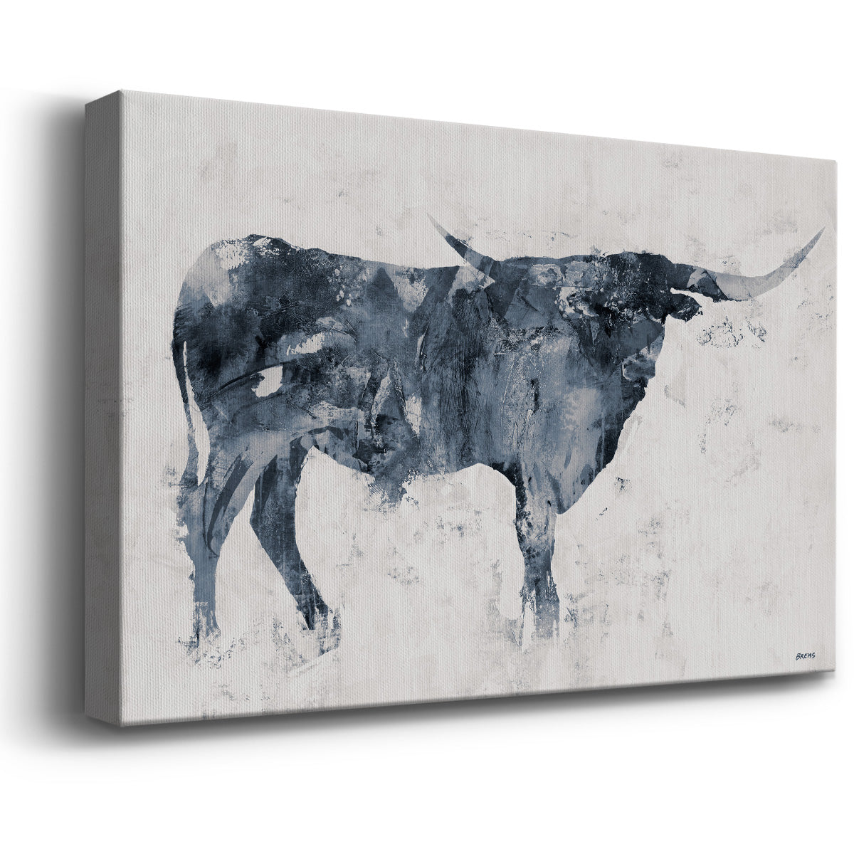 Long Horn Premium Gallery Wrapped Canvas - Ready to Hang