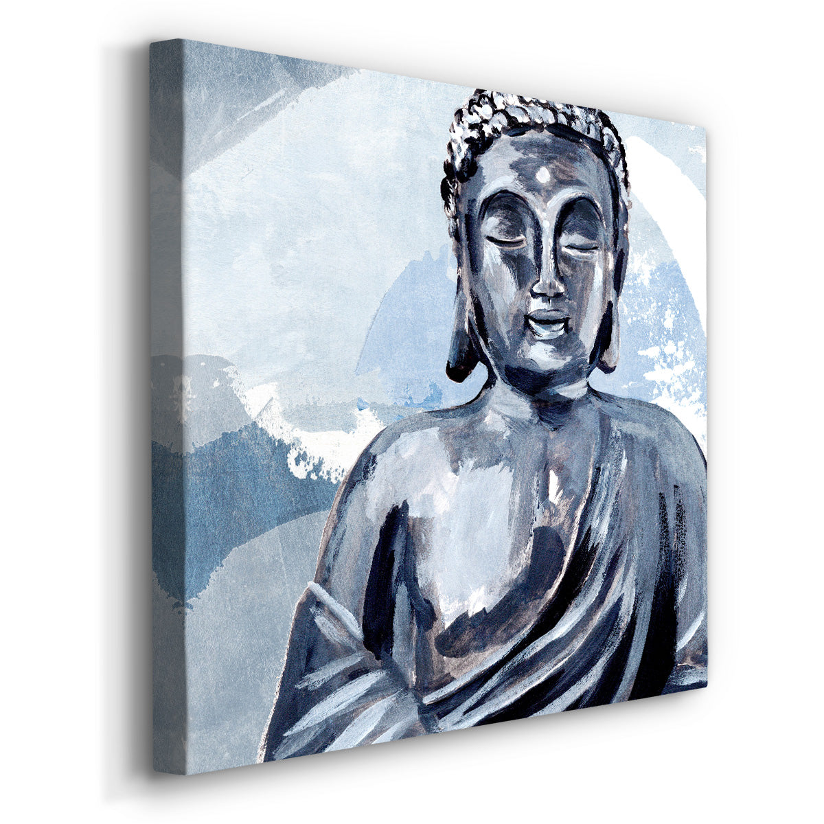 Awaken in Blue I-Premium Gallery Wrapped Canvas - Ready to Hang