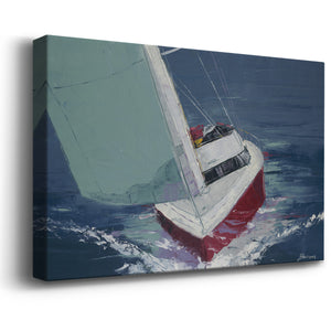 Day Sailing Premium Gallery Wrapped Canvas - Ready to Hang