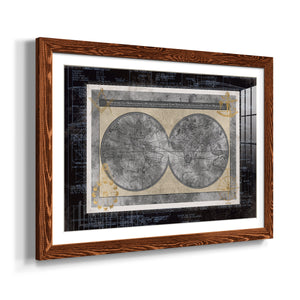 Night World Blueprint-Premium Framed Print - Ready to Hang