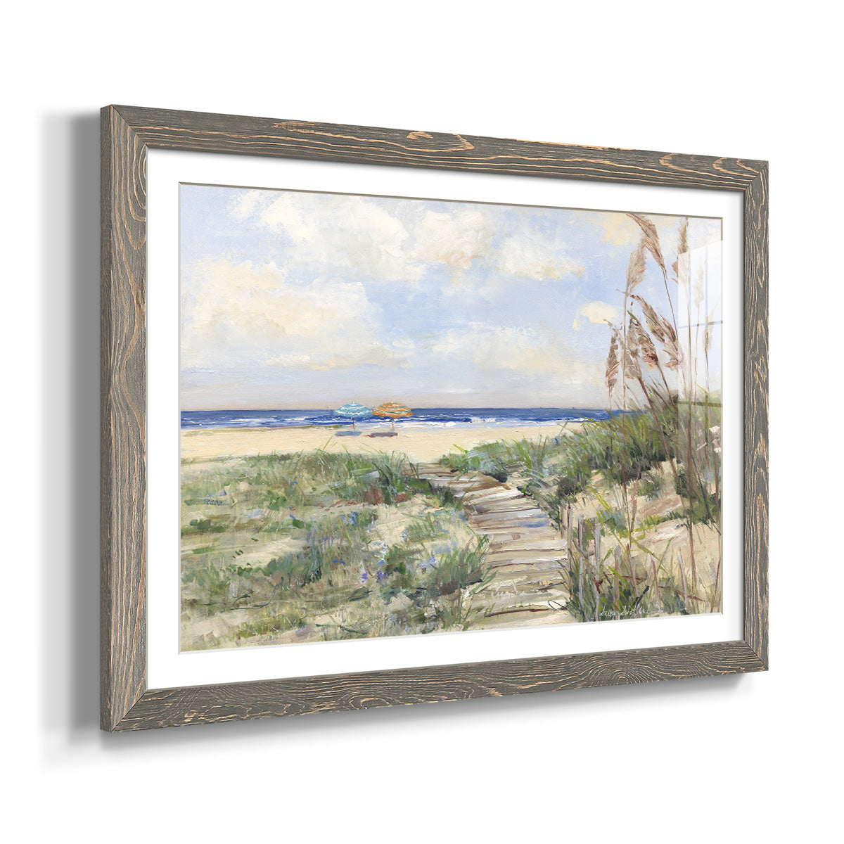 Summer Seas-Premium Framed Print - Ready to Hang
