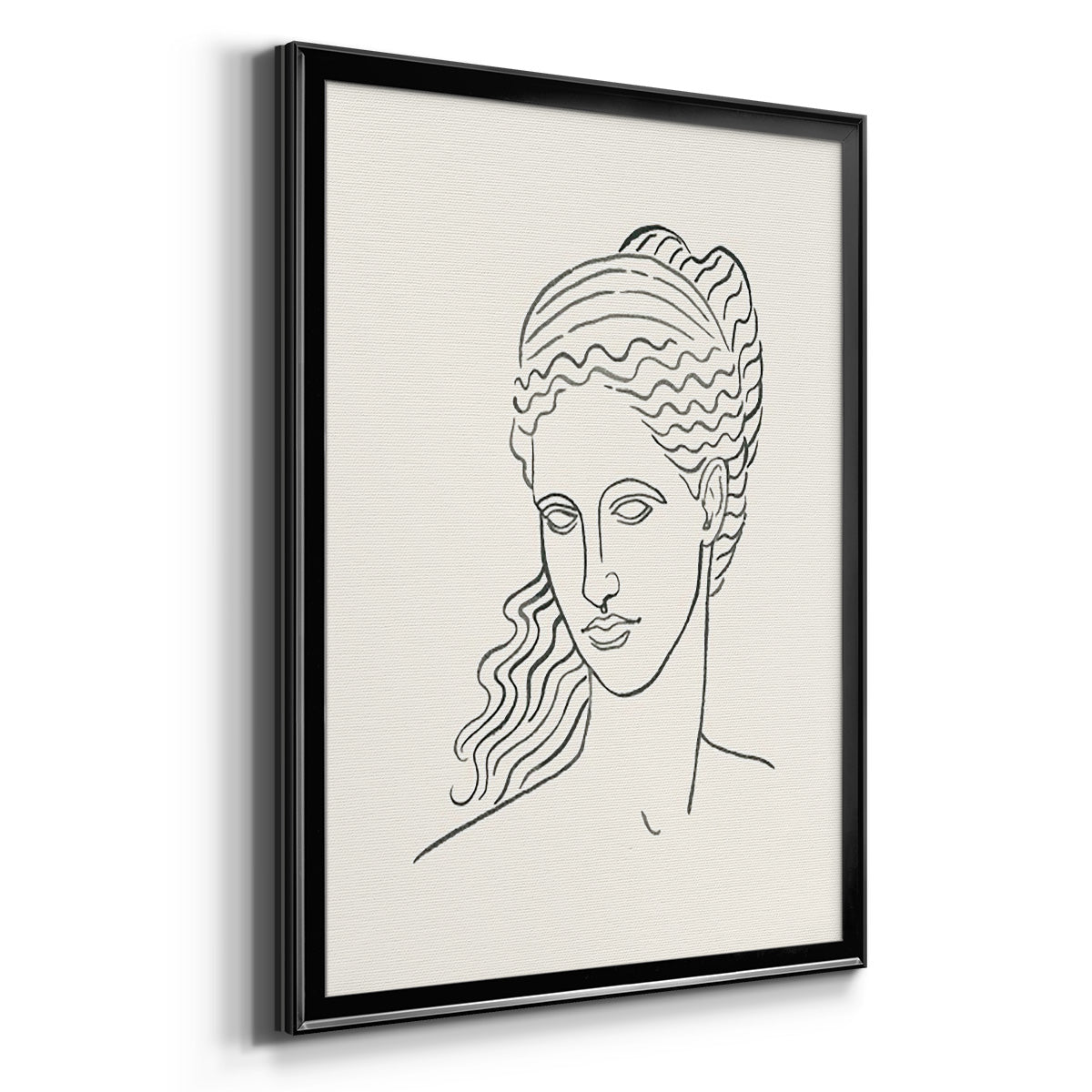 Greek Busts II Premium Framed Print - Ready to Hang