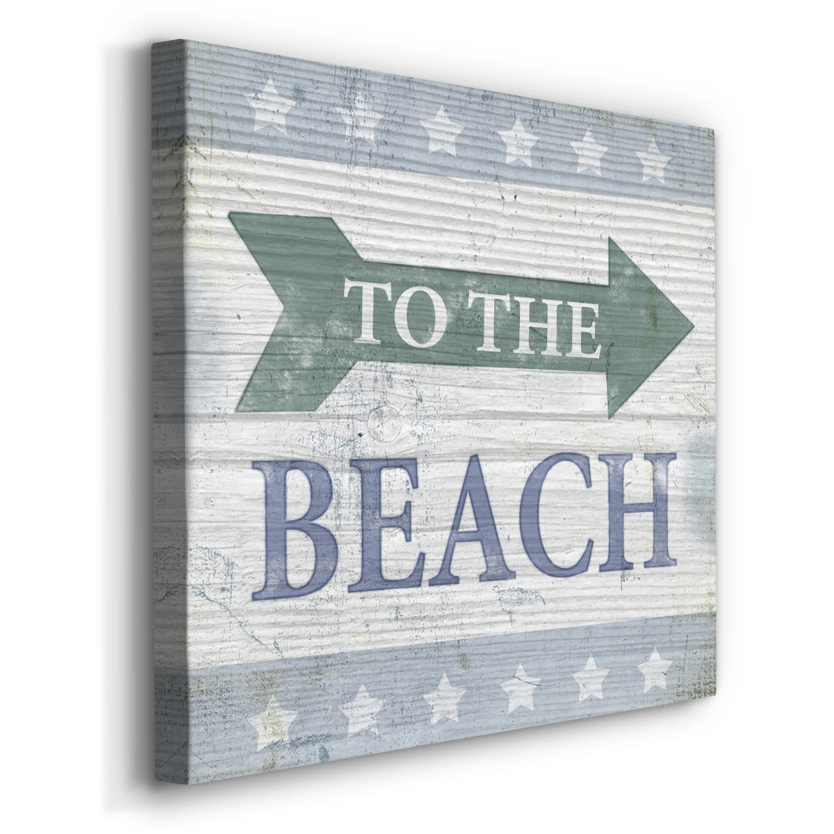 Beach Sign VII-Premium Gallery Wrapped Canvas - Ready to Hang