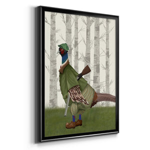 Pheasant Shooting Party 1 Premium Framed Print - Ready to Hang