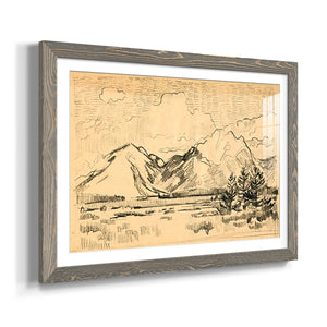 Hatched Horizon II-Premium Framed Print - Ready to Hang