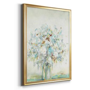 Textured Bouquet Premium Framed Print - Ready to Hang