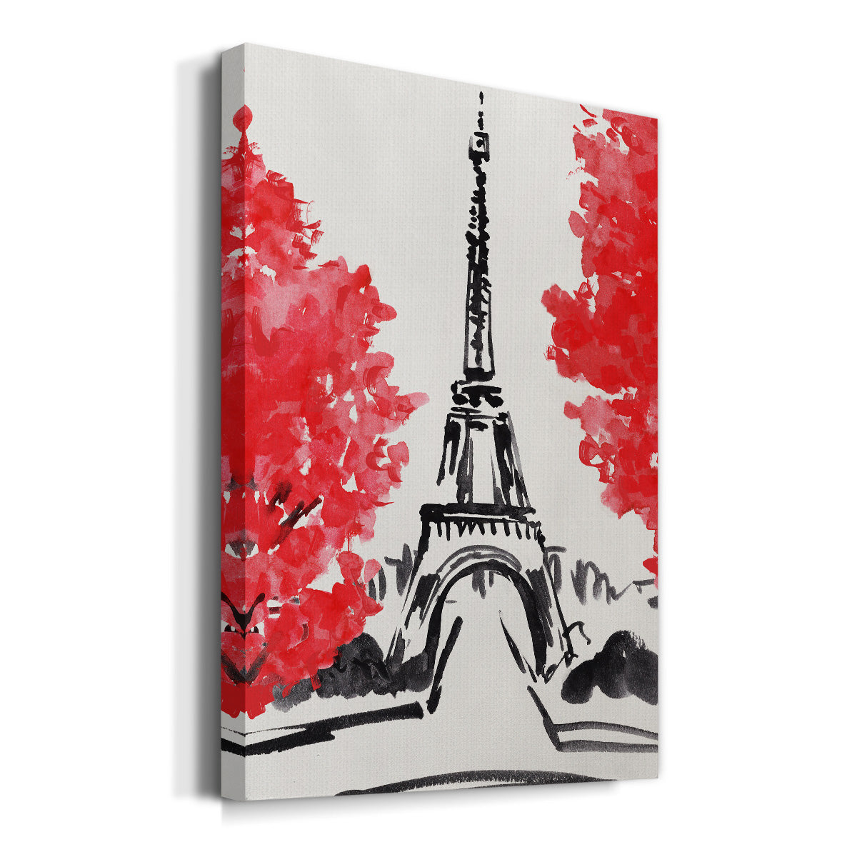 Day in Paris I Premium Gallery Wrapped Canvas - Ready to Hang
