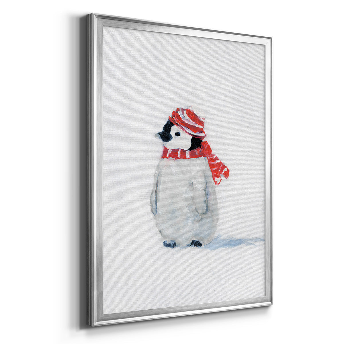 Penguin Play II Premium Framed Print - Ready to Hang