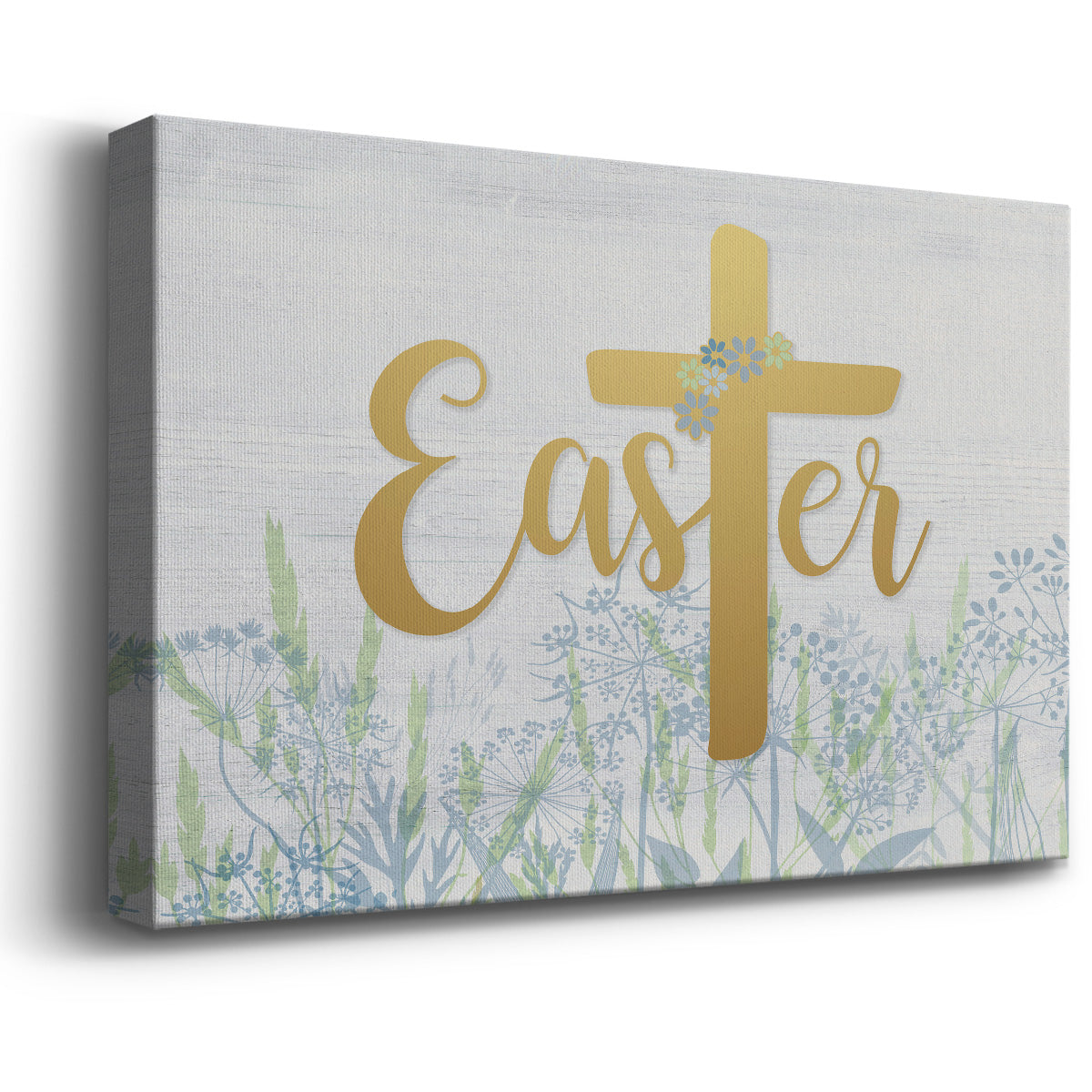 Easter Wildflowers Premium Gallery Wrapped Canvas - Ready to Hang