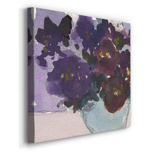 African Violet I-Premium Gallery Wrapped Canvas - Ready to Hang