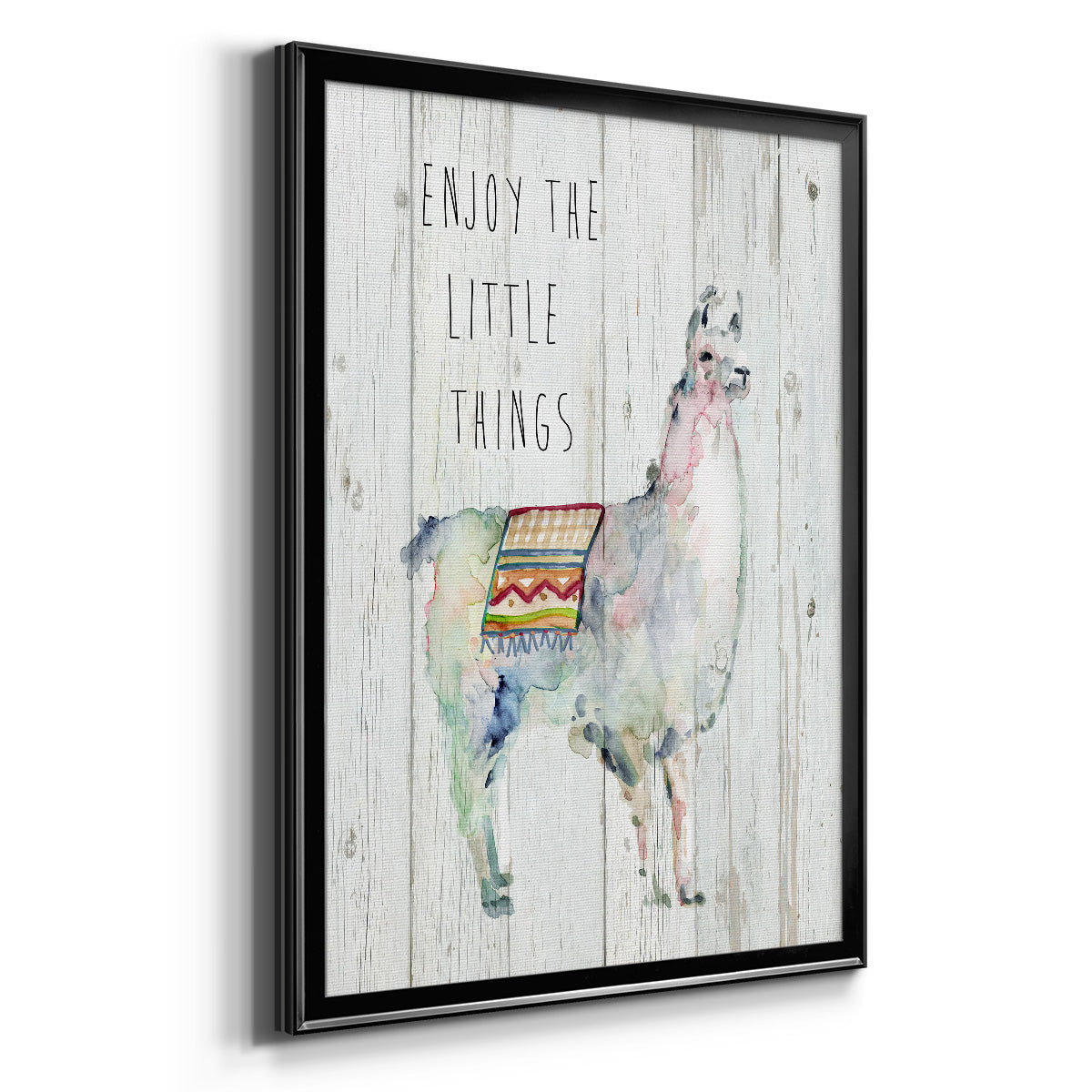 Llama Little Things Premium Framed Print - Ready to Hang