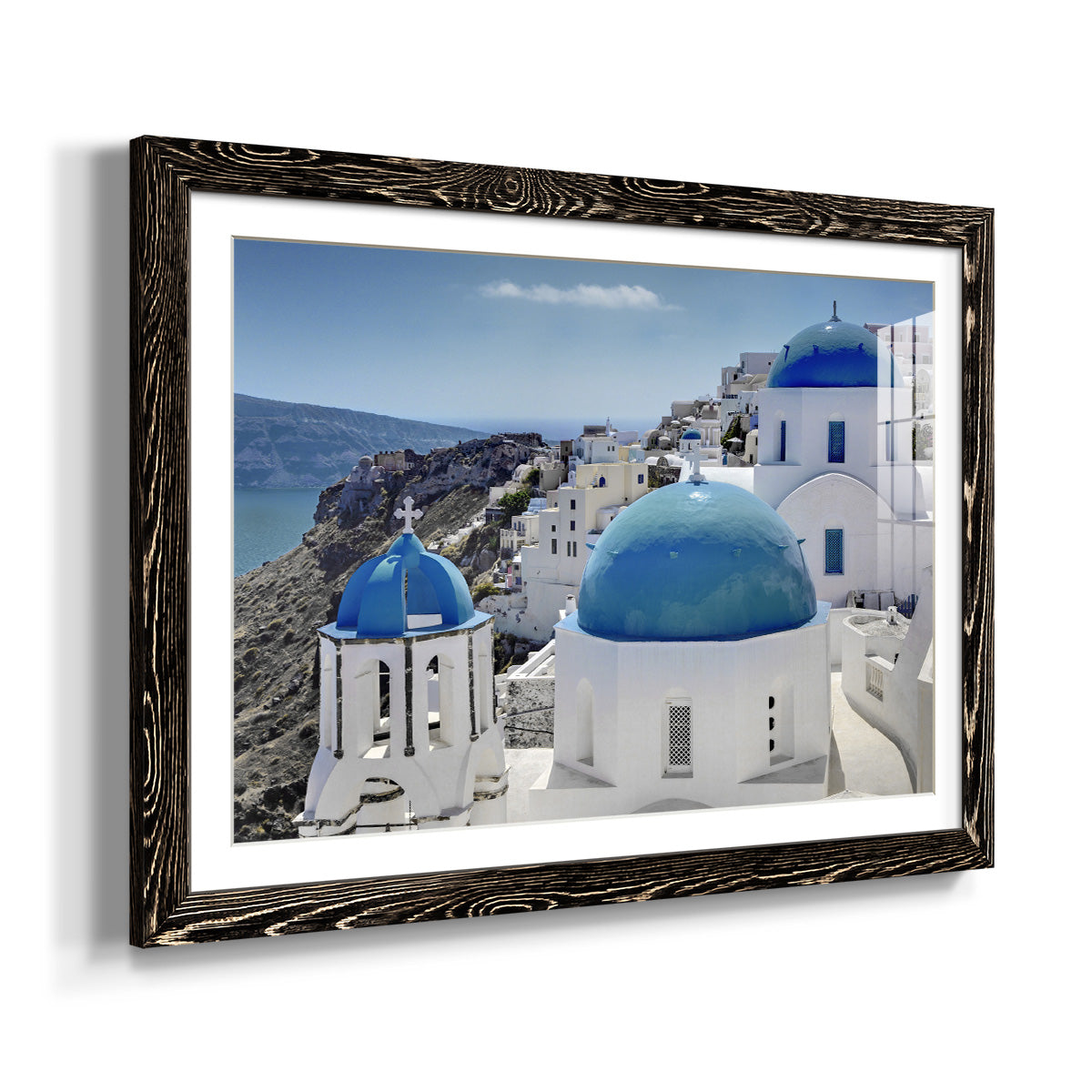 Santorini Saturday-Premium Framed Print - Ready to Hang