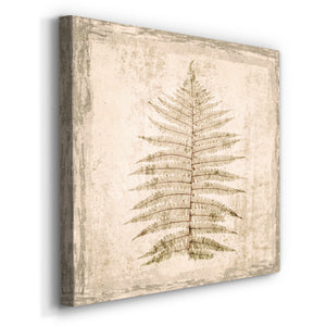 Stone Leaf I-Premium Gallery Wrapped Canvas - Ready to Hang