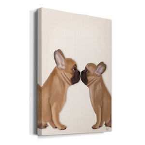 French Kiss Close Up I Premium Gallery Wrapped Canvas - Ready to Hang