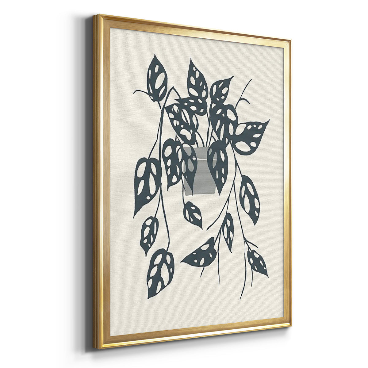 Growing Leaves V Premium Framed Print - Ready to Hang