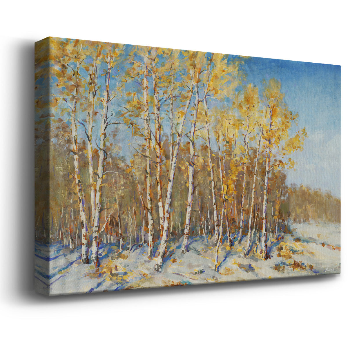 Autumn Trees Premium Gallery Wrapped Canvas - Ready to Hang