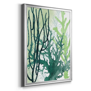 Textured Coral II Premium Framed Print - Ready to Hang