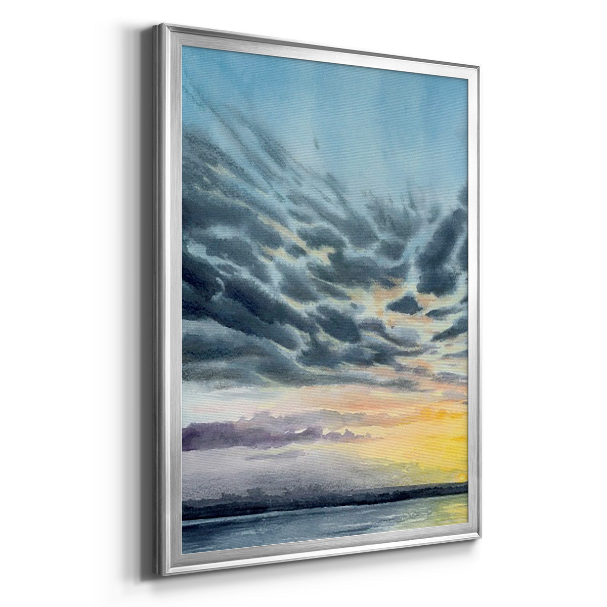 Anastasia Island Sunset I Premium Framed Print - Ready to Hang