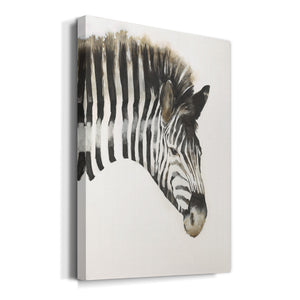 Zebra Stripes Premium Gallery Wrapped Canvas - Ready to Hang