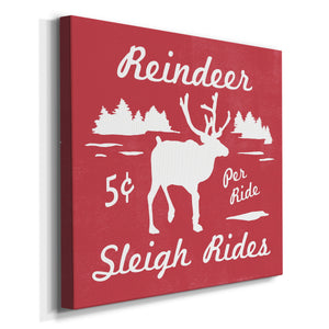 Reindeer Rides II-Premium Gallery Wrapped Canvas - Ready to Hang