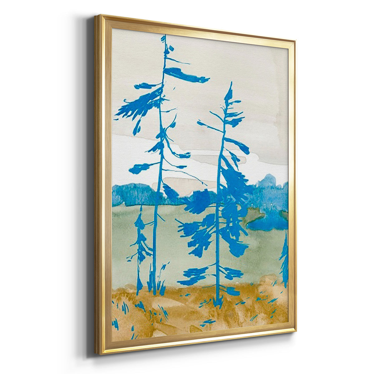 Cerulean Spruce I Premium Framed Print - Ready to Hang