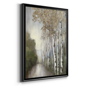 Woodland Walk Neutral Premium Framed Print - Ready to Hang