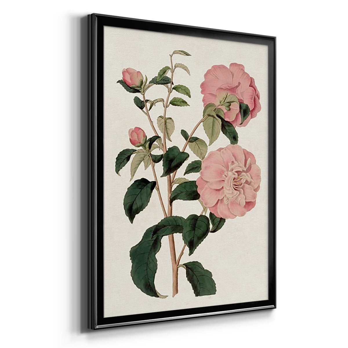 Pink Floral Mix IV Premium Framed Print - Ready to Hang