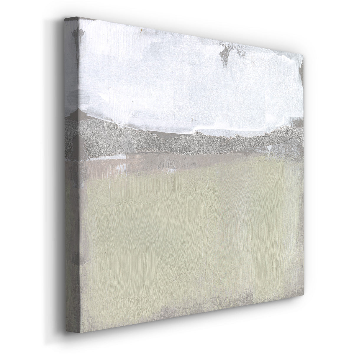 Silver Ribbon Horizon I-Premium Gallery Wrapped Canvas - Ready to Hang