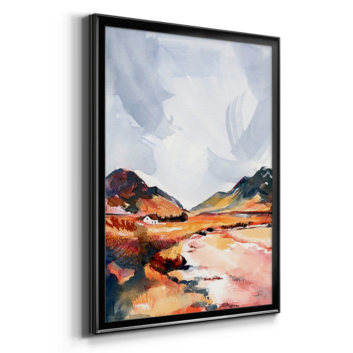 Chromatic Landscapes II Premium Framed Print - Ready to Hang