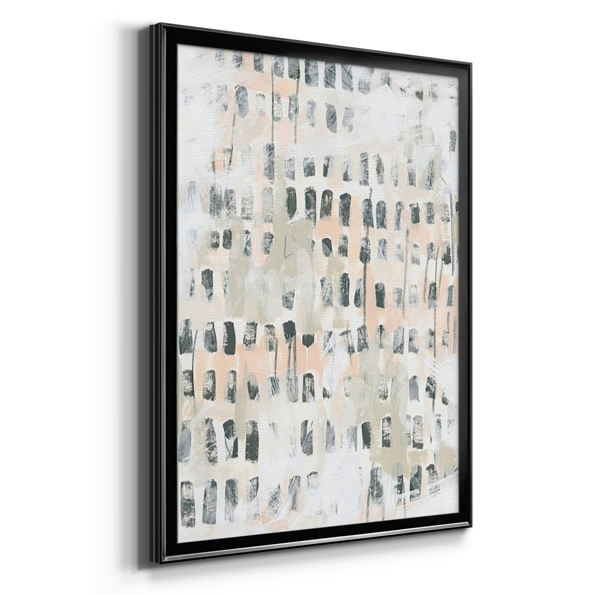 Sand Glyphs III Premium Framed Print - Ready to Hang