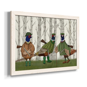 Pheasant Shooting Party Group 2-Premium Framed Canvas - Ready to Hang