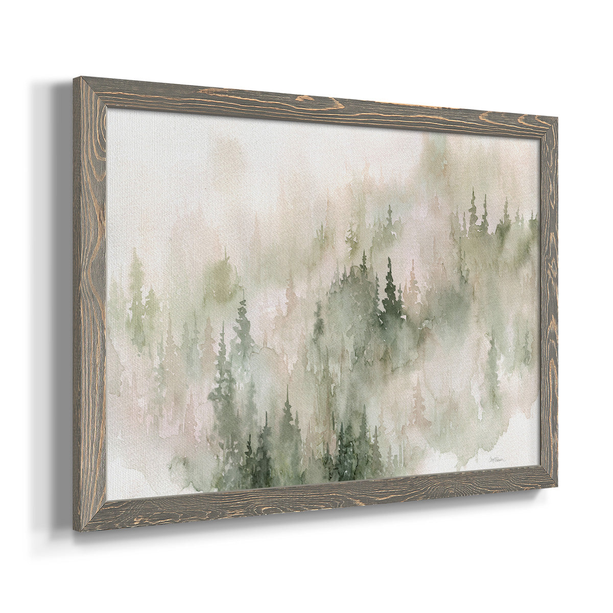 Misty Mountain Sides-Premium Framed Canvas - Ready to Hang