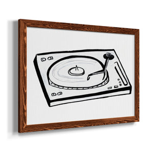 Vinyl Sketch-Premium Framed Canvas - Ready to Hang