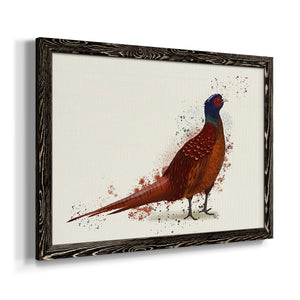 Pheasant Splash 4-Premium Framed Canvas - Ready to Hang