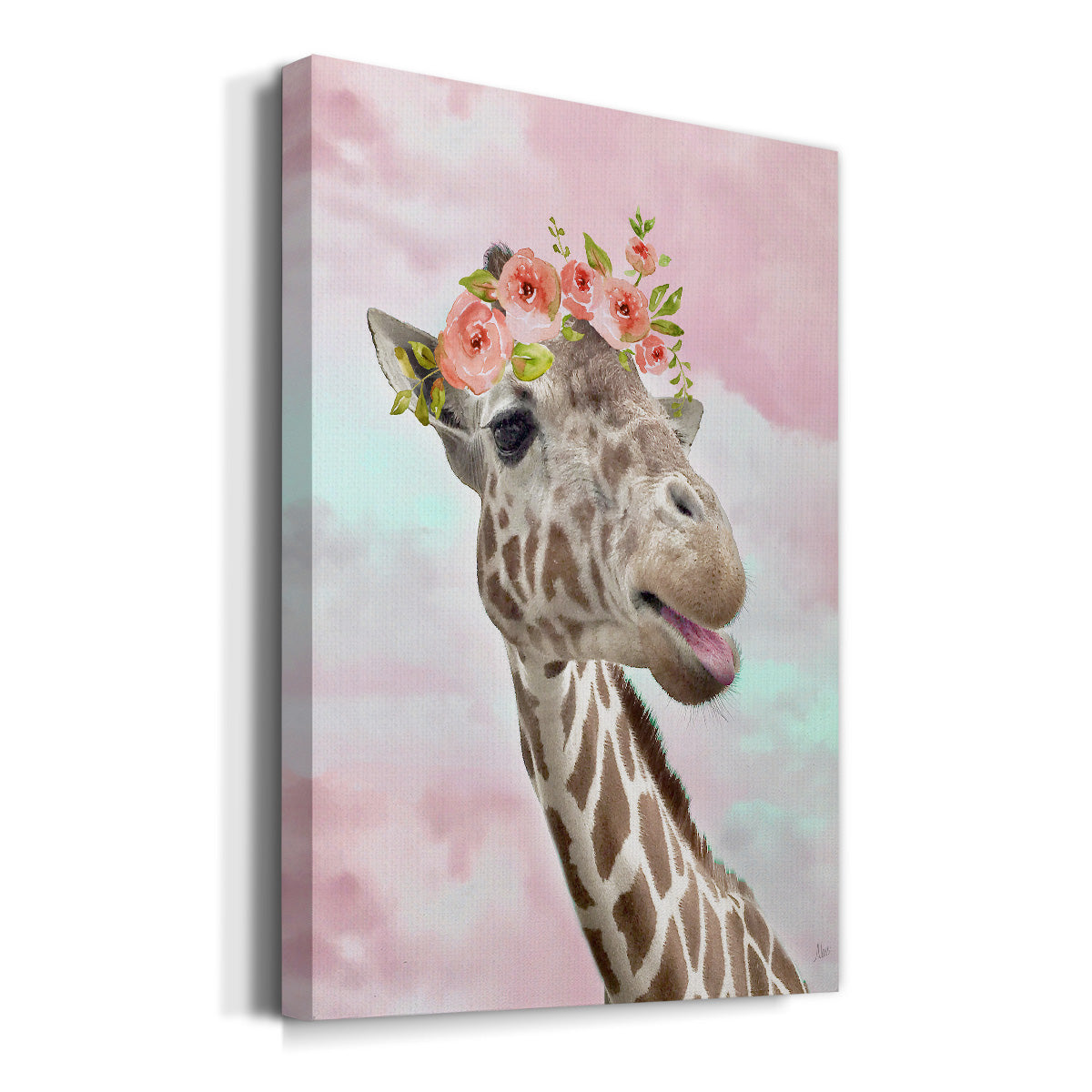 Floral Fun I Premium Gallery Wrapped Canvas - Ready to Hang