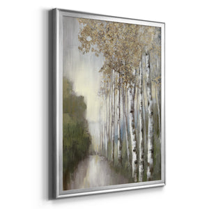 Woodland Walk Neutral Premium Framed Print - Ready to Hang