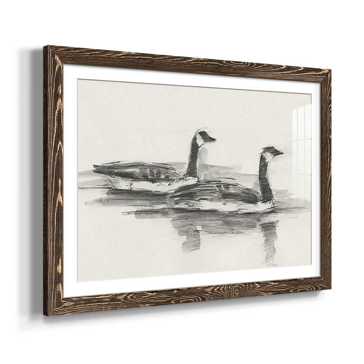 Geese Study I-Premium Framed Print - Ready to Hang