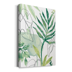 Tropical Palm Chorus III Premium Gallery Wrapped Canvas - Ready to Hang