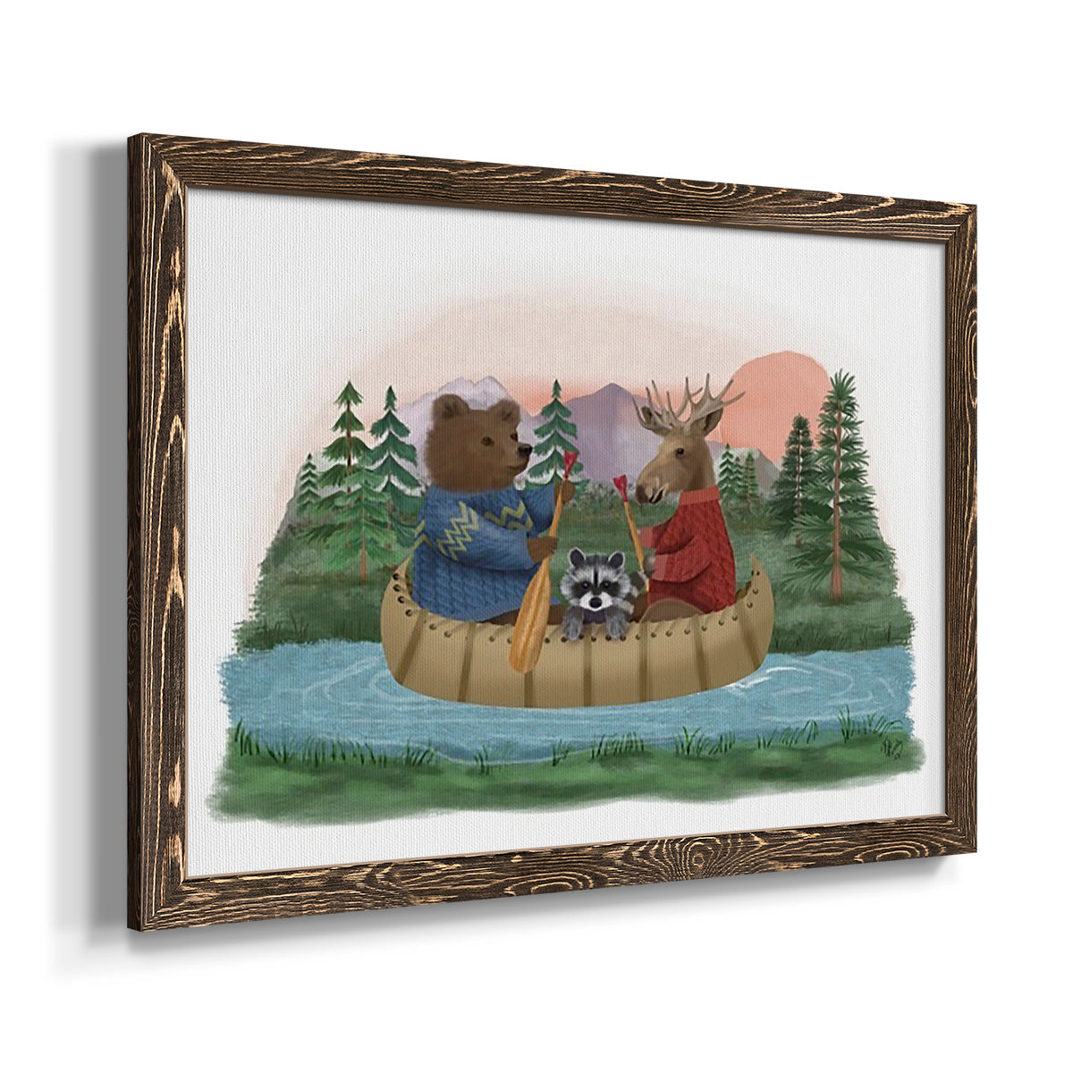 River Trip-Premium Framed Canvas - Ready to Hang