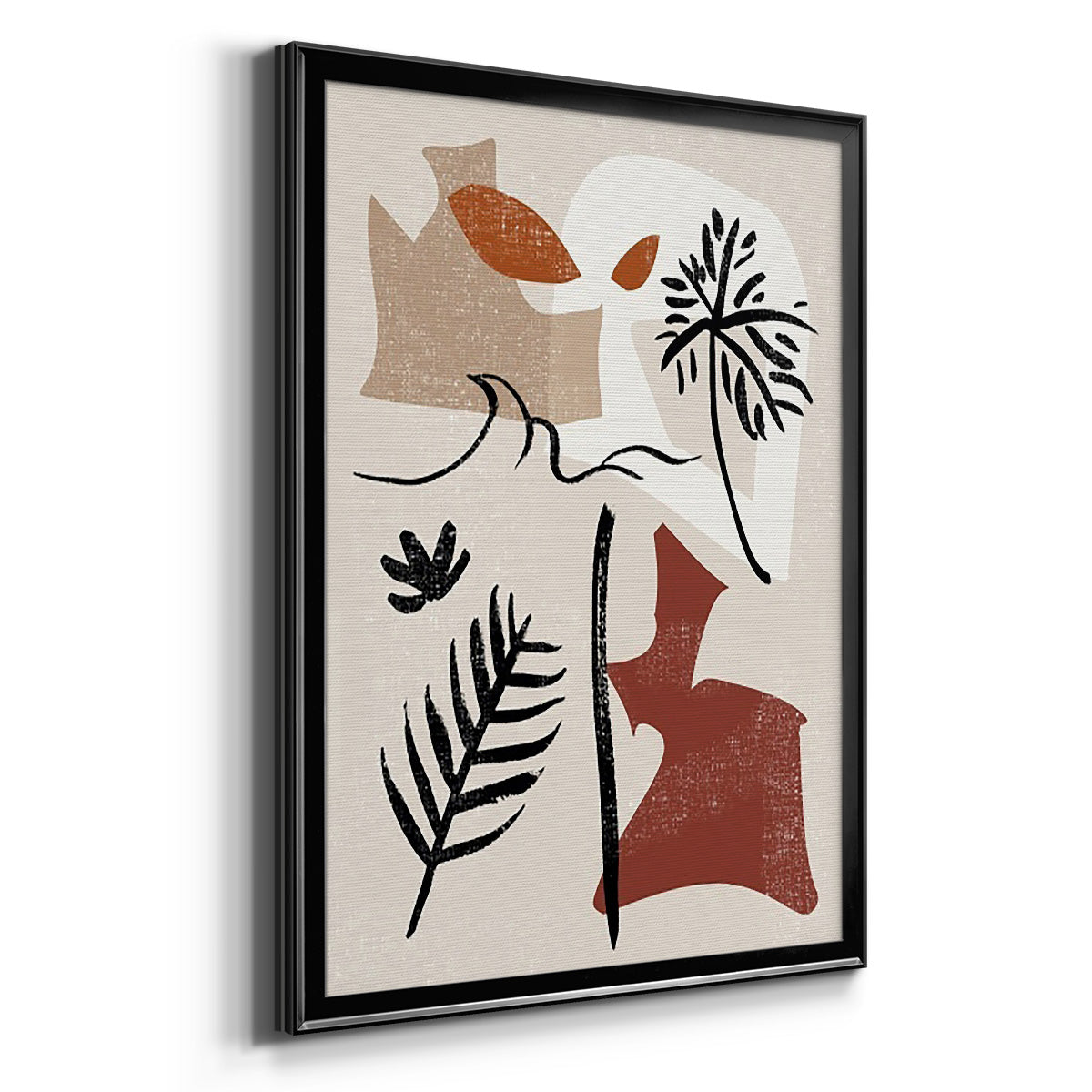 Soft Palms VI Premium Framed Print - Ready to Hang