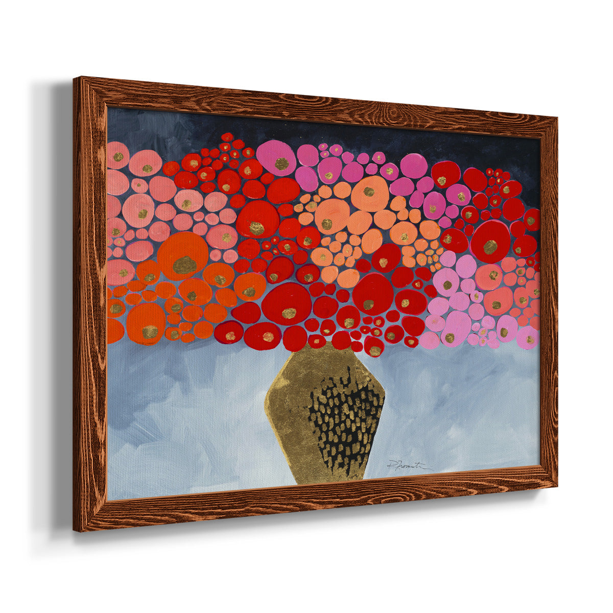 Red Poppies II-Premium Framed Canvas - Ready to Hang