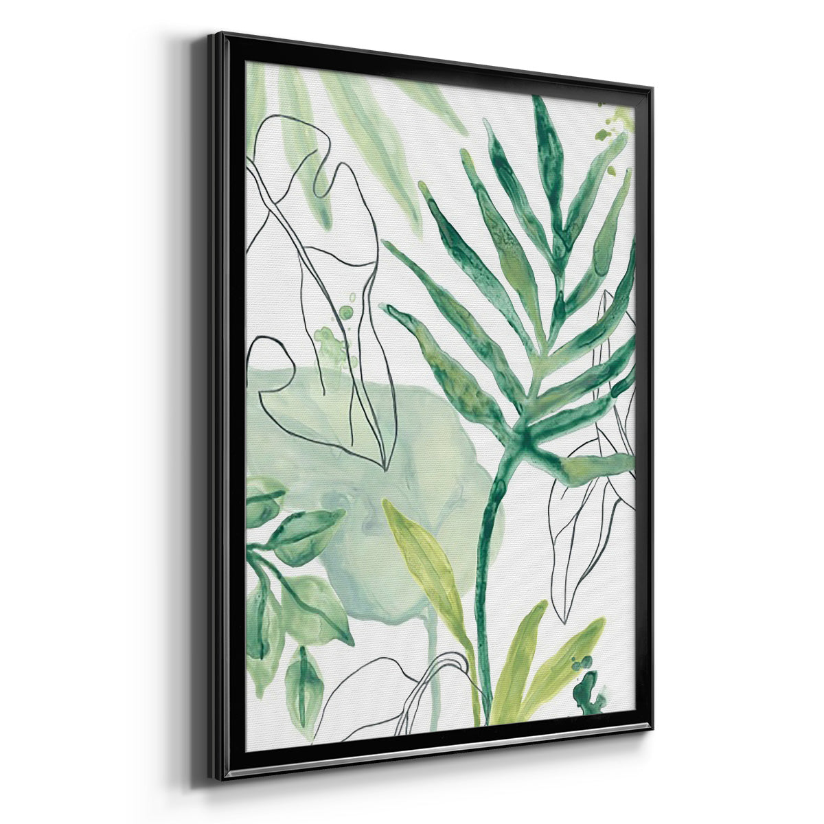 Tropical Palm Chorus III Premium Framed Print - Ready to Hang
