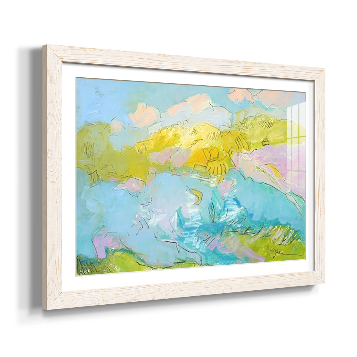 Learning to Fly-Premium Framed Print - Ready to Hang