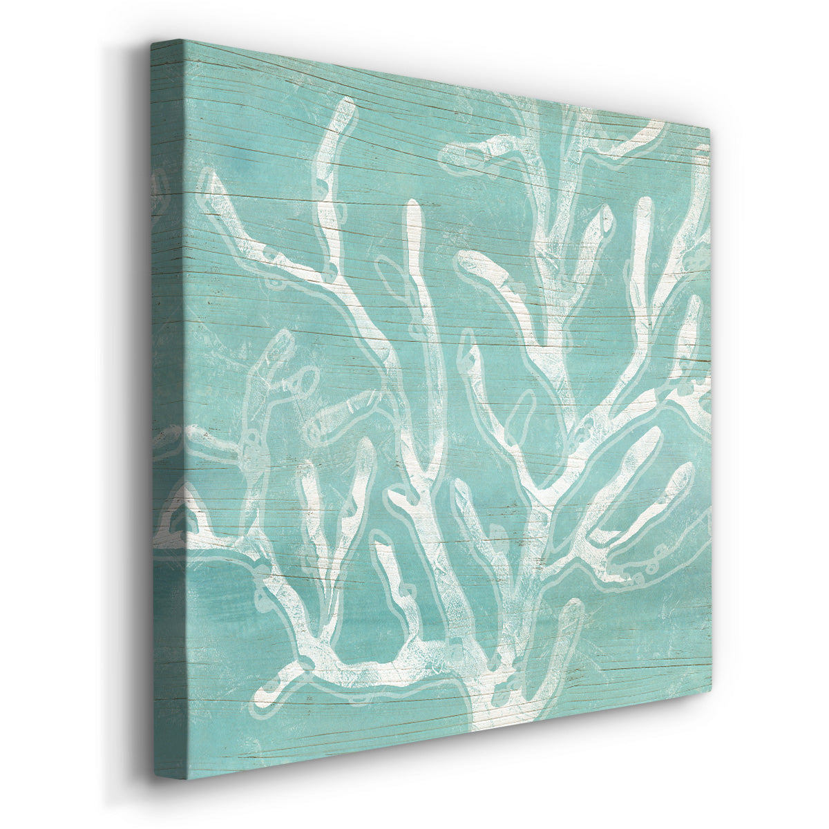 Cerulean Sea Coral I-Premium Gallery Wrapped Canvas - Ready to Hang