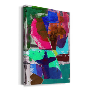 Brights Strokes III Premium Gallery Wrapped Canvas - Ready to Hang