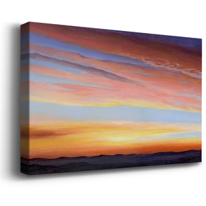 Ignited Dusk III Premium Gallery Wrapped Canvas - Ready to Hang
